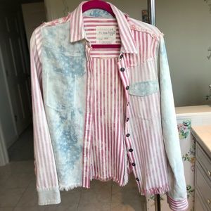 Free People Denim Button Down